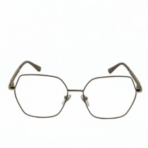 ÓCULOS DE GRAU FEMININO HEXAGONAL BEGE CARMIM - Otica Visali