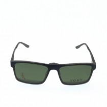 ÓCULOS DE GRAU MASCULINO RETANGULAR GRAFITE YOUY CLIP-ON - Otica Visali