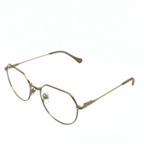 ÓCULOS DE GRAU FEMININO HEXAGONAL DOURADO YOUY - Otica Visali