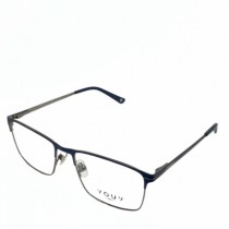 ÓCULOS DE GRAU MASCULINO RETANGULAR AZUL YOUY - Otica Visali