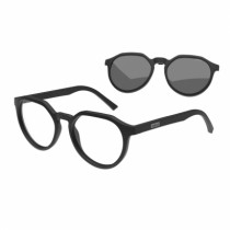 ÓCULOS DE GRAU FEMININO REDONDO PRETO COLCCI CLIP-ON - Otica Visali