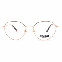 ÓCULOS DE GRAU FEMININO REDONDO DOURADO COLCCI - Otica Visali